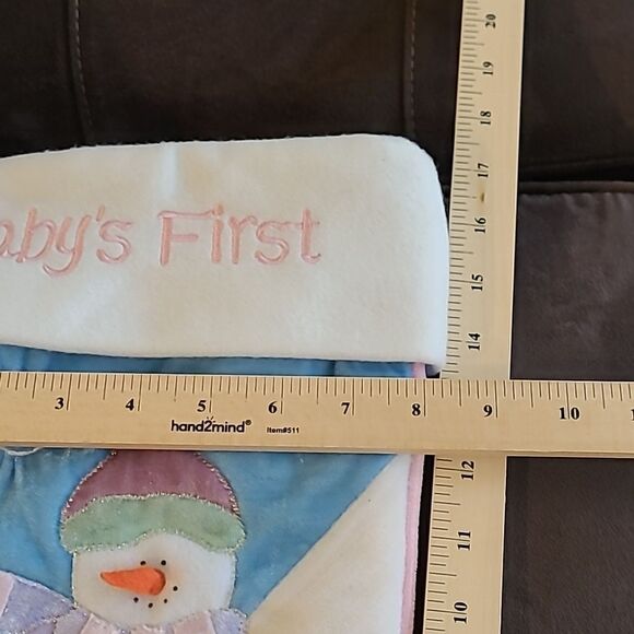Happy Holidays Baby's First Christmas Stocking - Picture 8 of 9